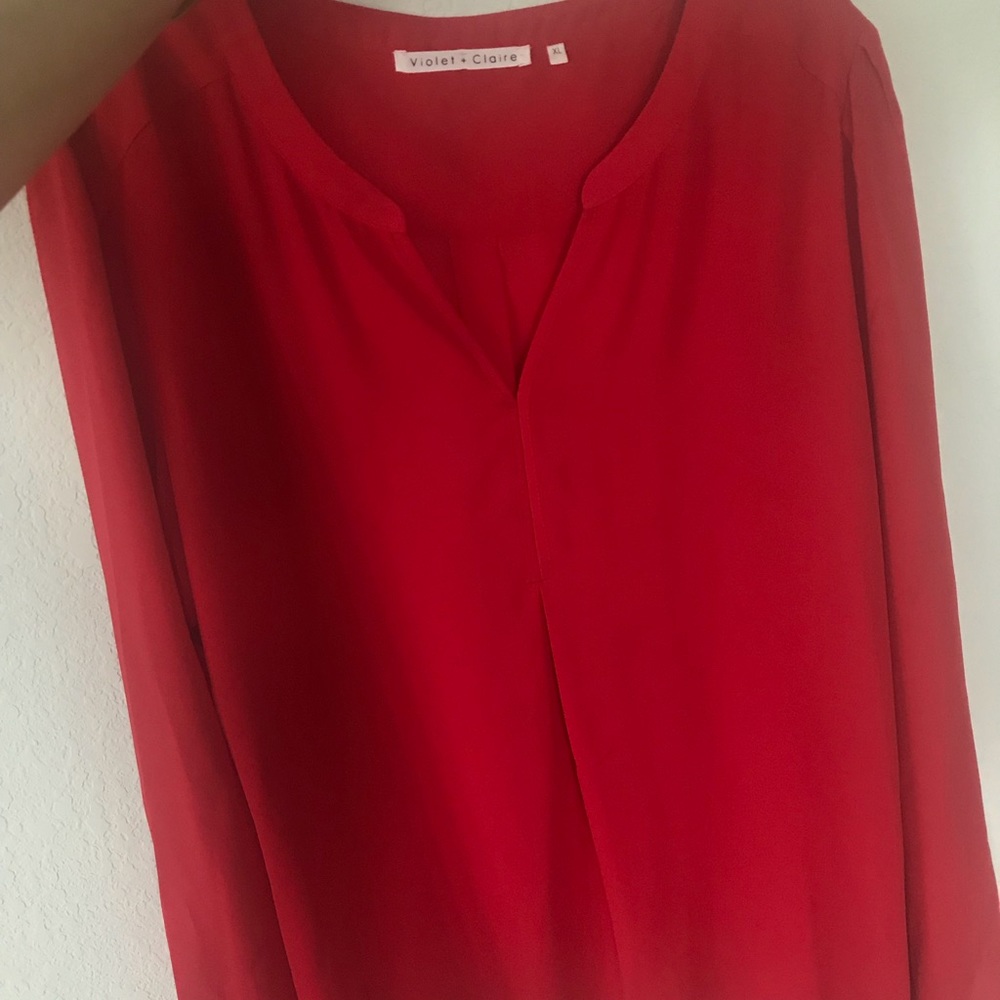 Claire+violet blouse never been used